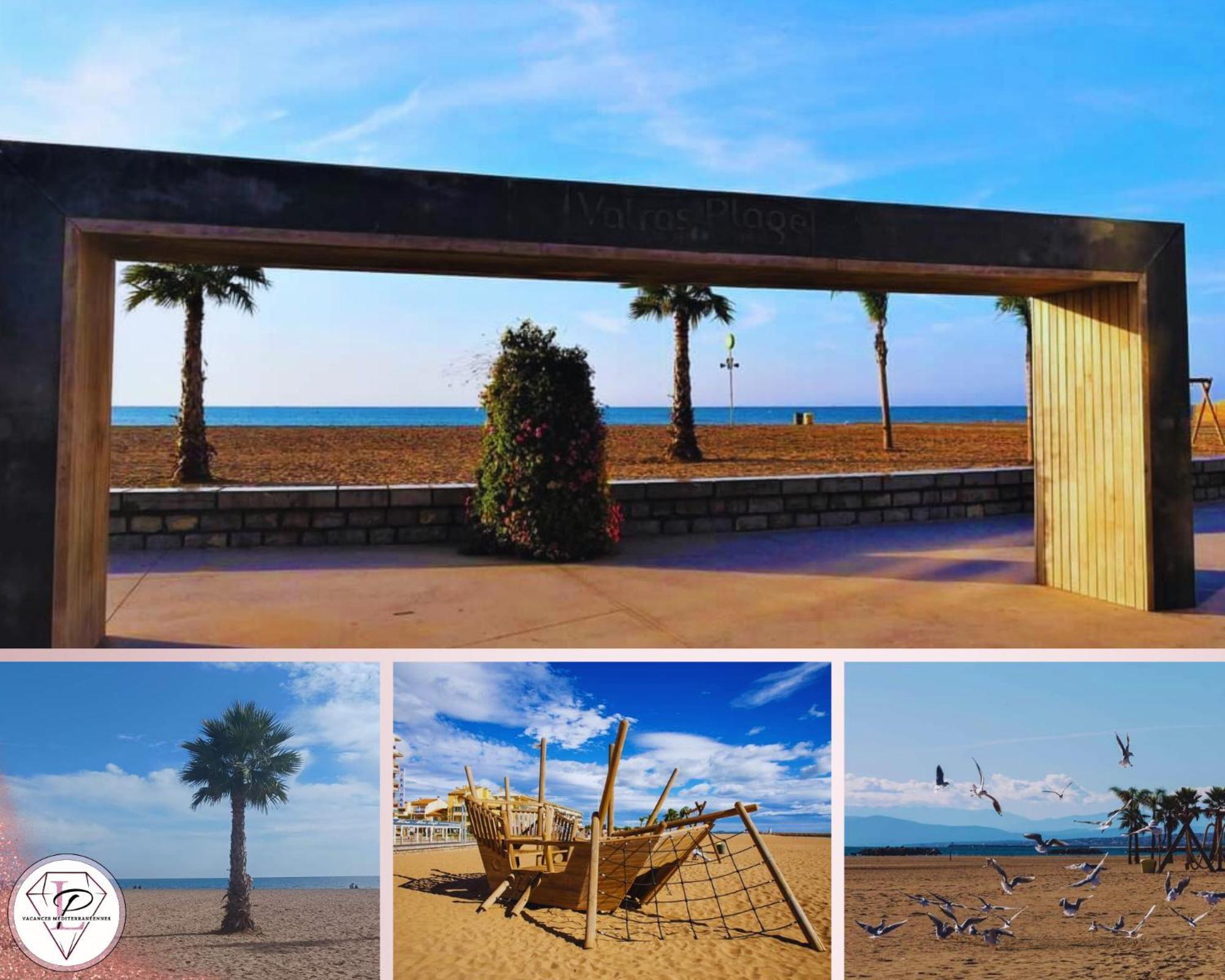 Les Mouettes, Bel Appartement A 50M Des Plages De Вальрас-Пляж Экстерьер фото